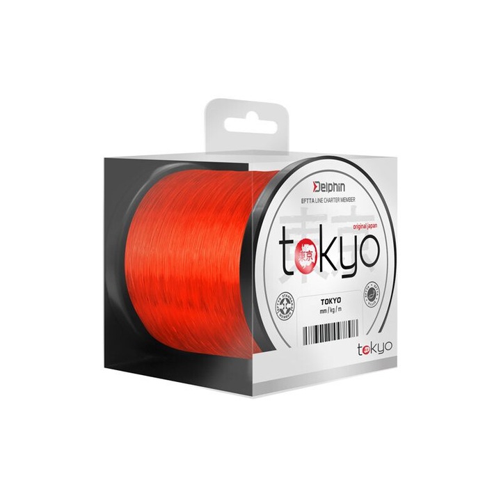 Monofilament Delphin TOKYO 0,369mm, 10,0kg, 300m - set 2 bucati, portocalie
