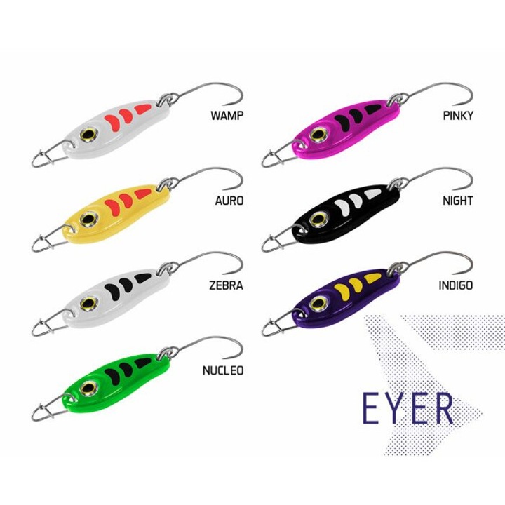 Wahadlowka Delphin EYER 3g, 3cm, culoare multicolor, set 1 bucata