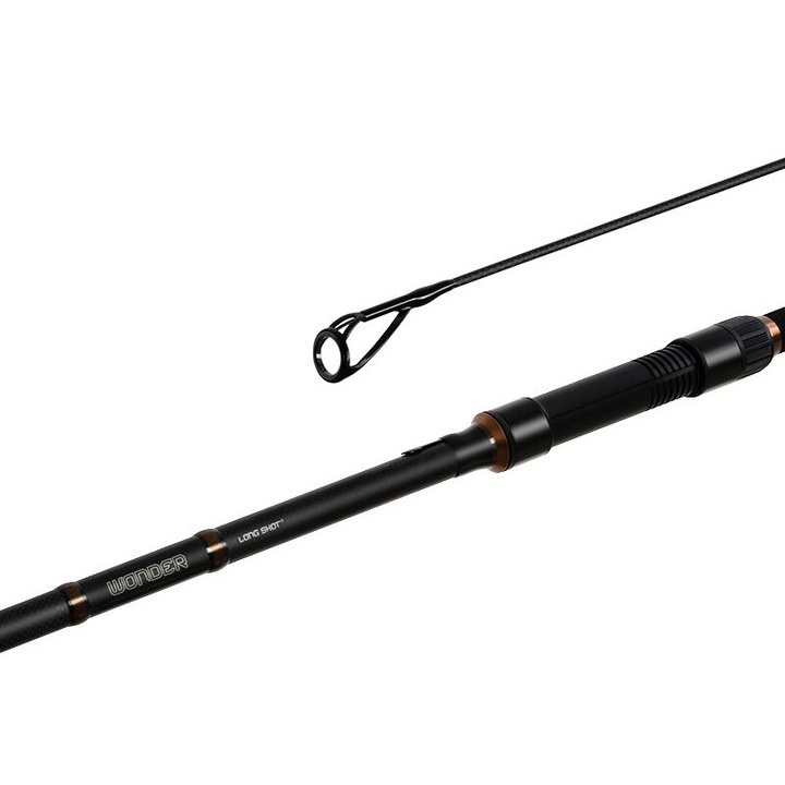 Lanseta Delphin WONDER LS+ 360cm/3.5lbs, 3 segmente, bronz/negru mat, greutate 302g