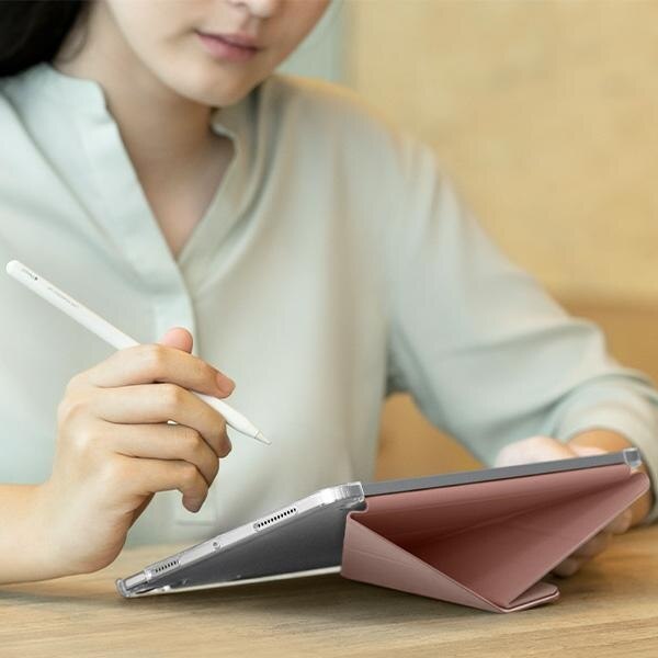 Husa tableta, Camden Click, compatibila cu iPad Air 11" (2024), albastra, material TPU/PC