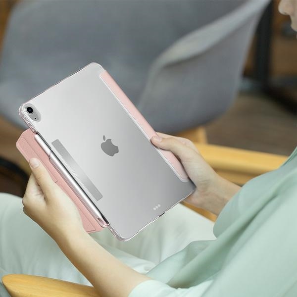 Husa tableta, Camden Click, compatibila cu iPad Air 11" (2024), albastra, material TPU/PC