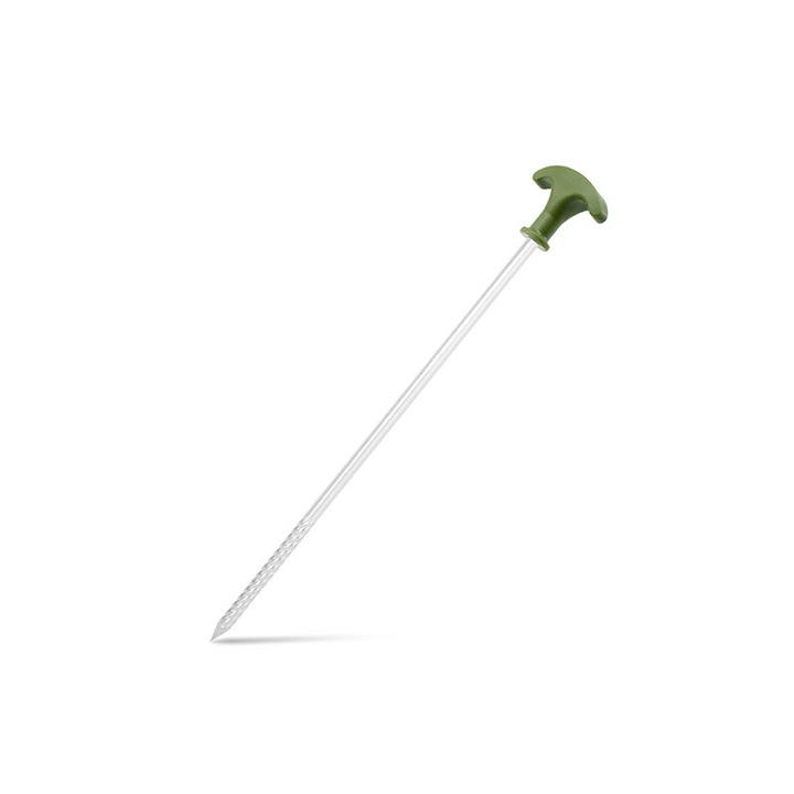 Set 5 cuie pescuit, Delphin, CLASSA, 7 mm, 30cm, verde/argintiu