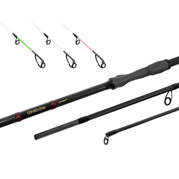Накрайник, Delphin DIMENSIA LS+ 360cm/175g, карбон, черен
