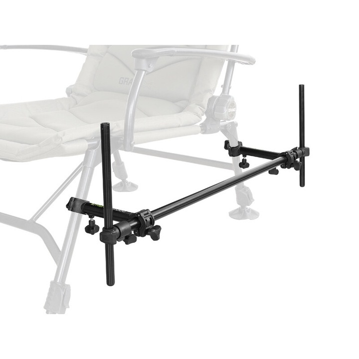 Uchwyt peste Delphin REAXE UniFIX DUO, telescopic, ajustabil, negru, 90-155cm, set 1 buc.