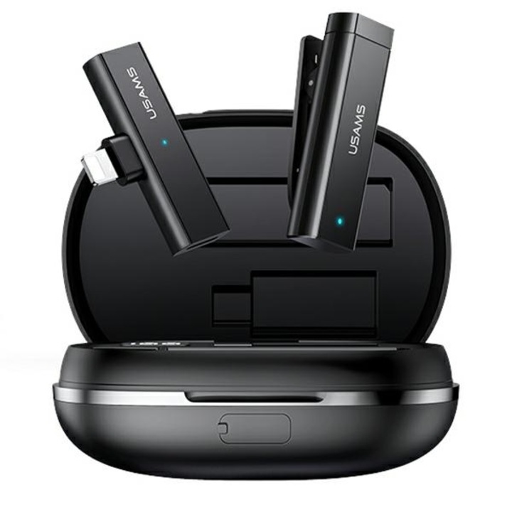 Vezeték nélküli lavír mikrofon, USAMS, ENC 2.4G, Lightning