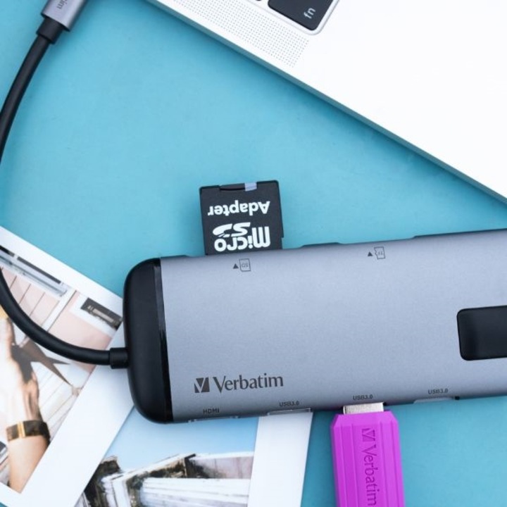 Card de memorie Verbatim Pro U3 MicroSDXC, 512GB, Clasa 10 + Adaptor