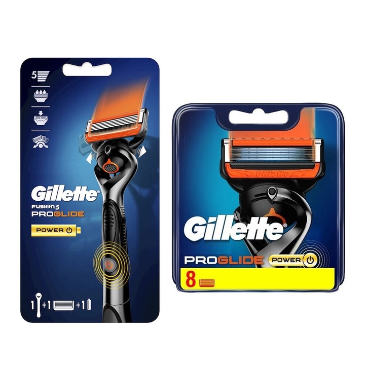 Gillette ProGlide FlexBall Regular Power borotva, 9 utántöltő