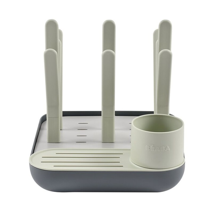 Uscator biberoane Beaba Forest Misty Green/Mineral