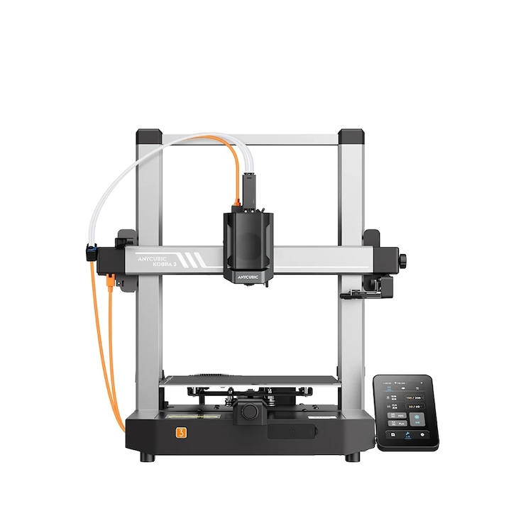 3D принтер ANYCUBIC Kobra 3, максимална скорост 600 mm/s, максимален размер 250x250x260 mm, 4-8 цвята, 9.2 kg