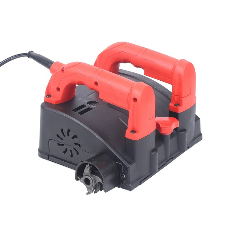 Rindea electrica, Otel Tungsten / Plastic, 1200W, 4 x 160 mm, 26 Lame, 24.5 x 22 x 16.5 cm, Rosu / Negru