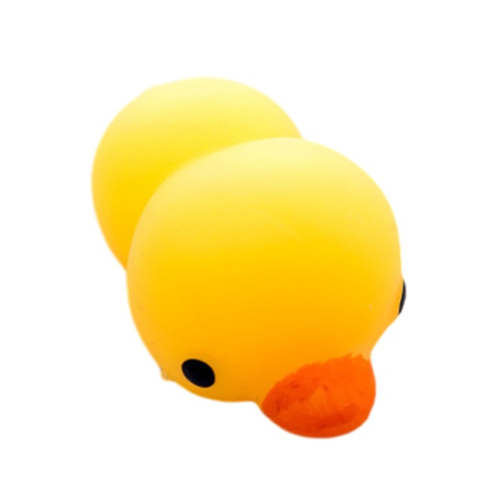 Антистрес играчка, QttvbTna, пате, жълто, 4.8x2.7x2 см