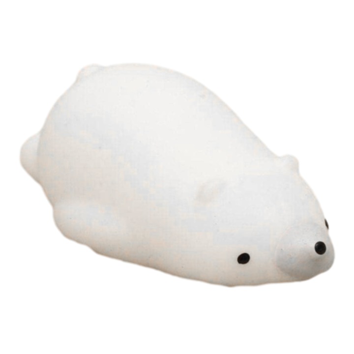 Антистрес играчка, QttvbTna, бяла мечка, 6.5x3.8cm