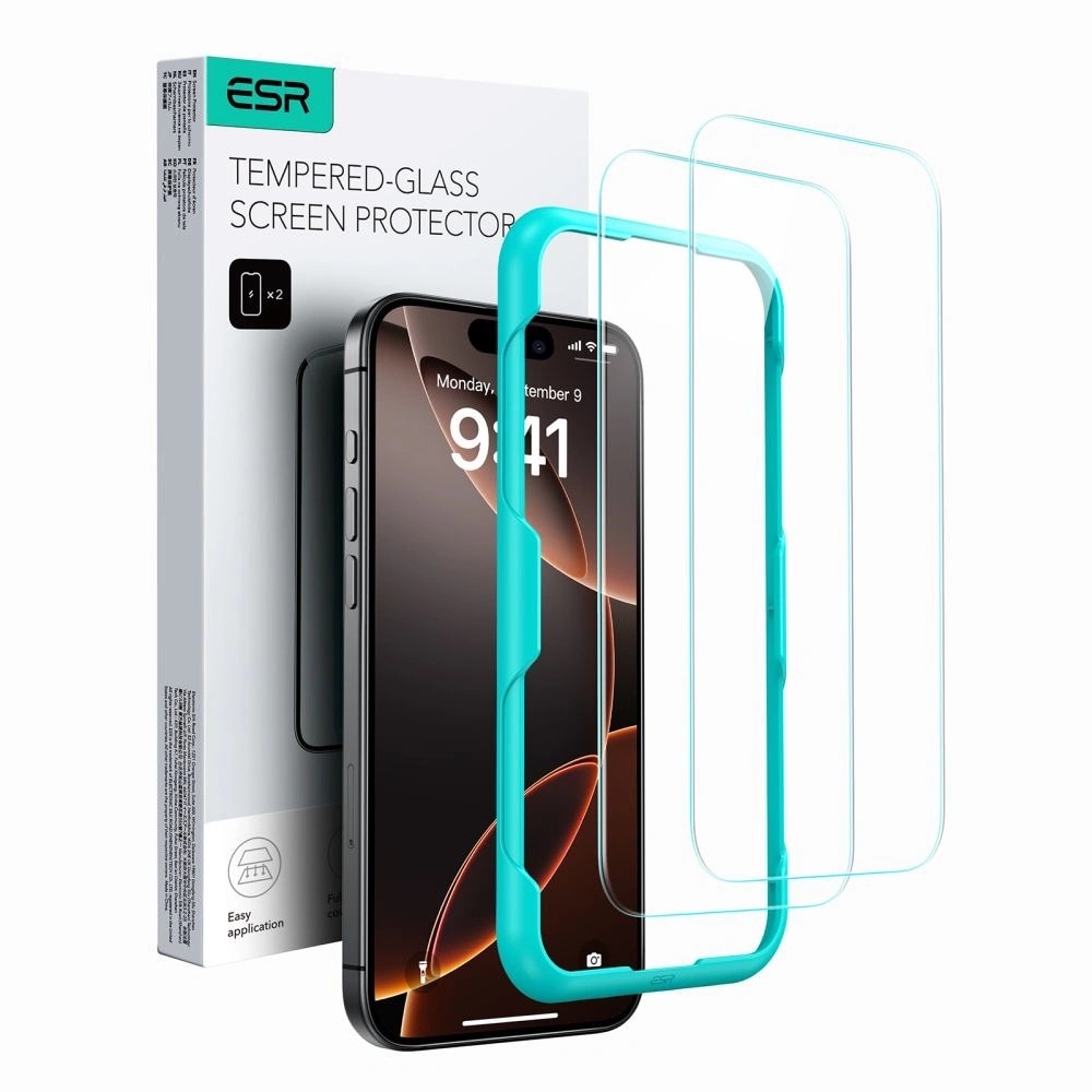Folie de sticla securizata, ESR, 0,3mm, pentru Iphone 16 Pro,159x73mm