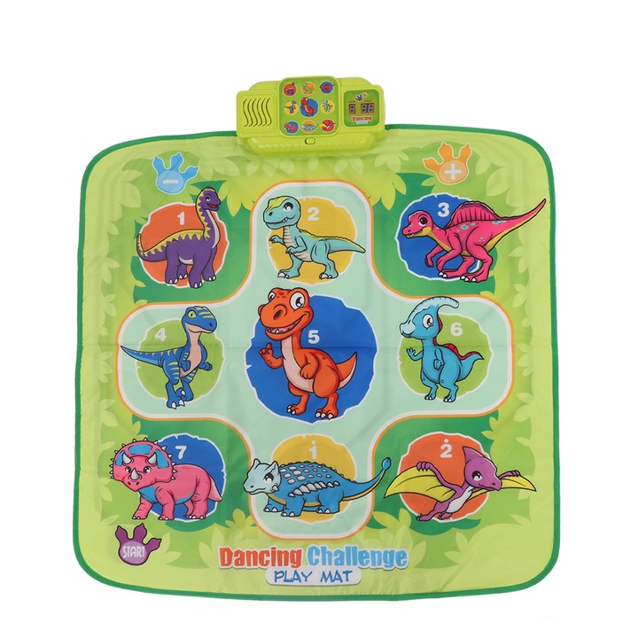 Zenei táncszőnyeg, könnyű, puha, összecsukható, korai oktatási elektronikus táncszőnyeg gyerekeknek és felnőtteknek