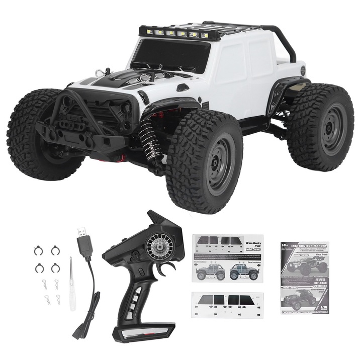 Bizaical офроуд кола, RC, 1:16, 4WD, скорост 38 км/ч, размери 30.5x20.5x13.8cm
