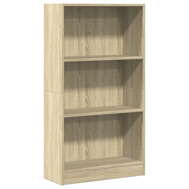 Biblioteca vidaXL, stejar sonoma, 60x24x109 cm, lemn prelucrat 12.15 kg