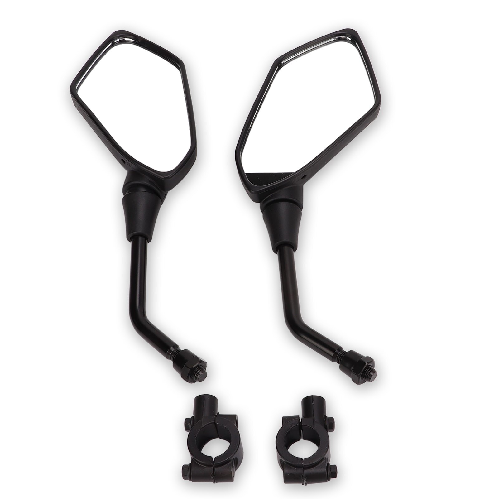 Oglinzi pentru ghidon moto Bizaical, 2 buc, metal/sticla, 22mm