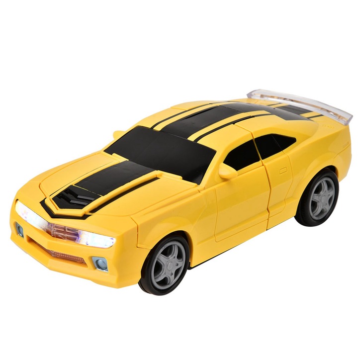 Robot átalakító autó fényekkel és zenével, Longziming, rugalmas, csúszásmentes kialakítás