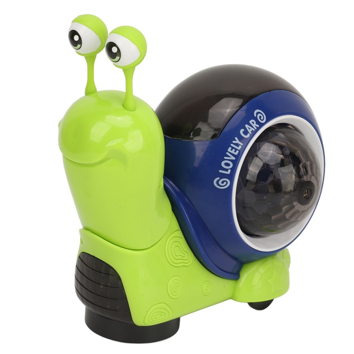 Охлюв играчка, QttvbTna, зелен, 11x13,5x9 см