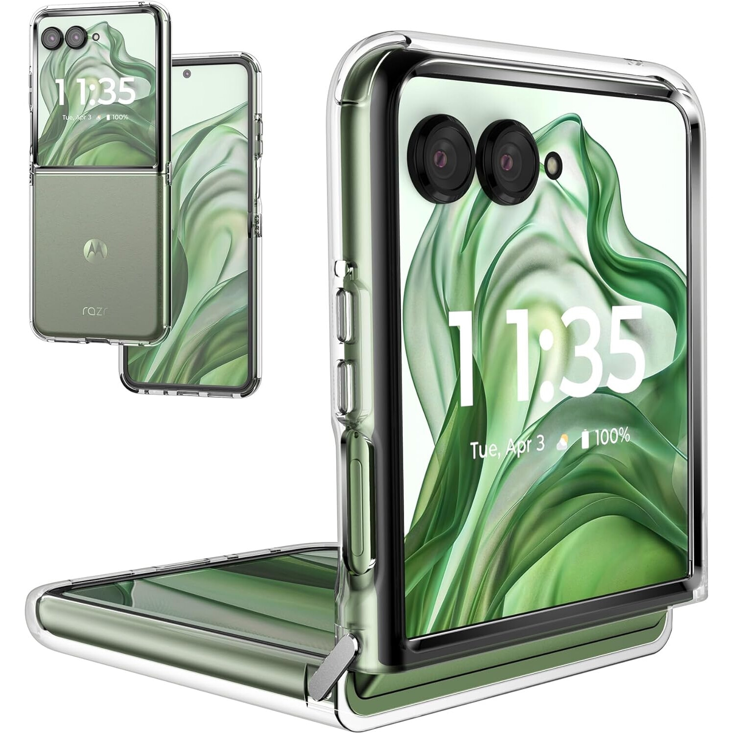 Husa pentru Motorola Razr 50 Anti-Shock 1.5mm transparent