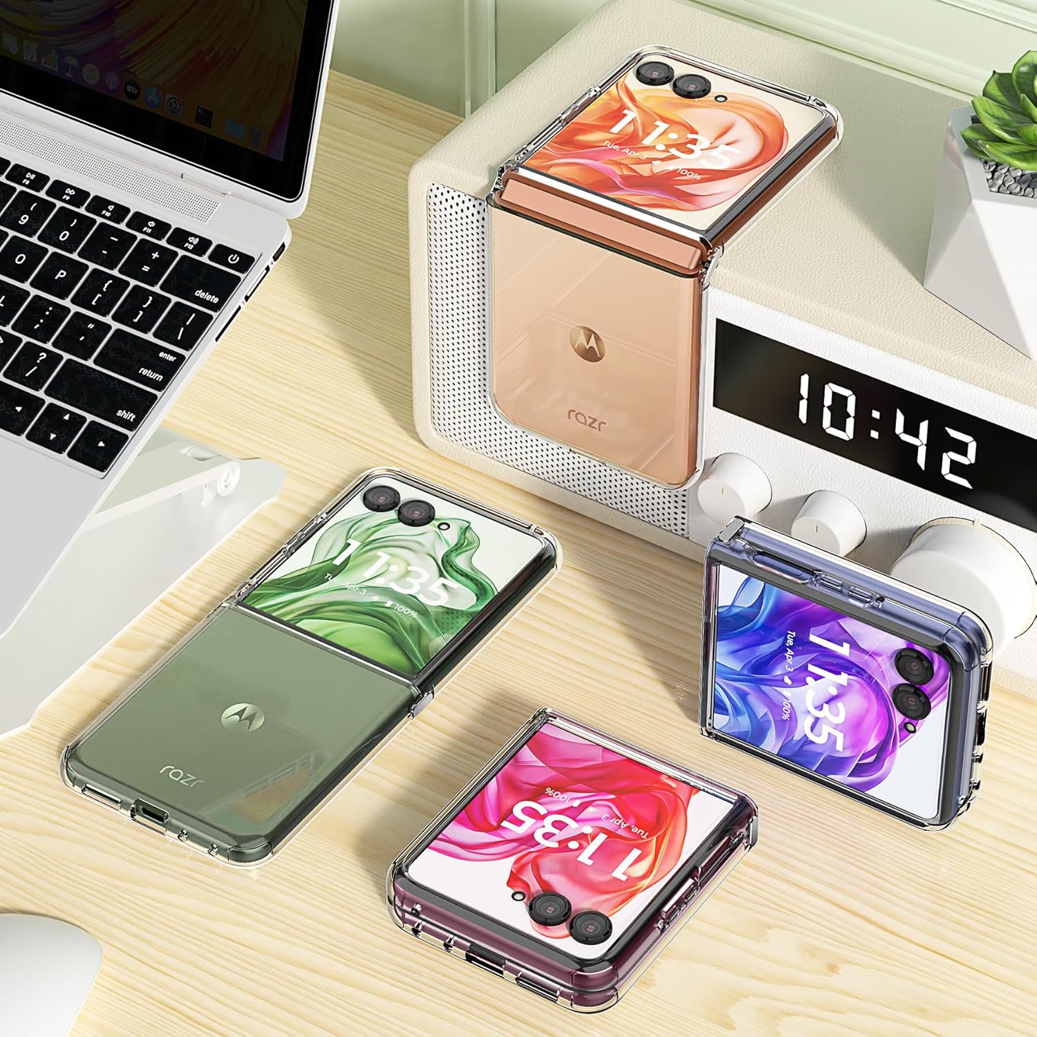 Husa pentru Motorola Razr 50 Anti-Shock 1.5mm transparent