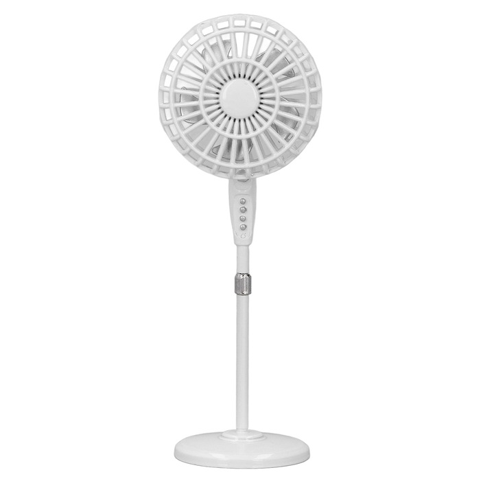 Elektromos ventilátor 1:12, Jormftte, modern dizájn, fém, fehér