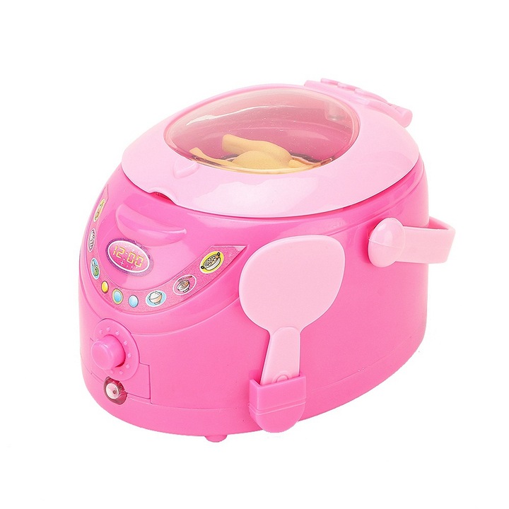 Oktató konyhai játékkészlet gyerekeknek, elektromos tűzhely, műanyag, 1x1x1cm