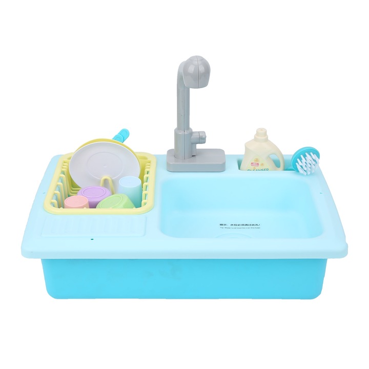 Chiuveta de jucarie cu accesorii pentru copii, Mmgoqqt, culori vii, multicolor