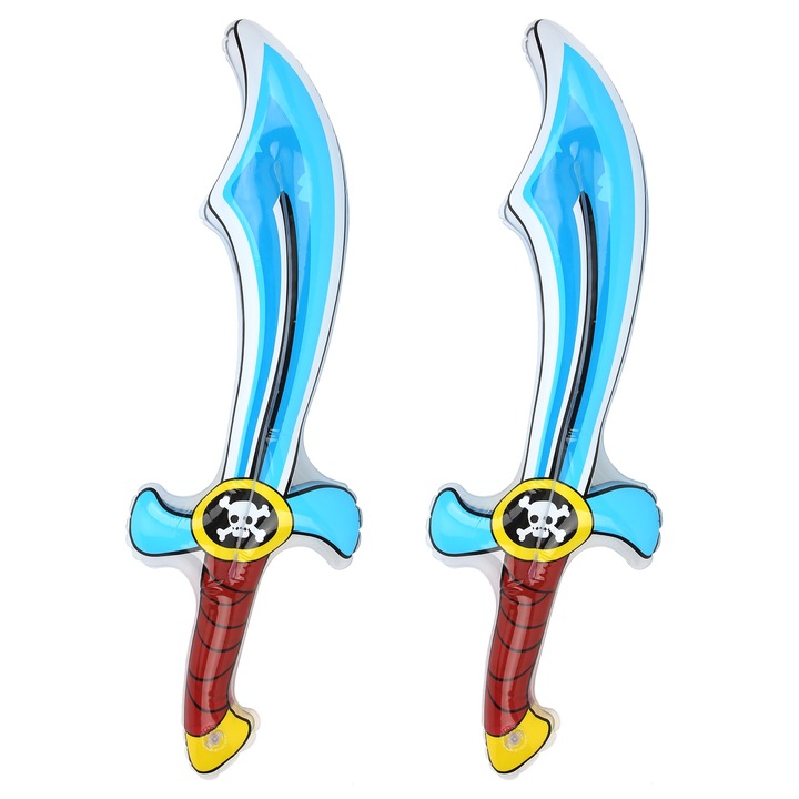 2 felfújható játék kard készlet, Jormftte, élénk színek, könnyen hordozható