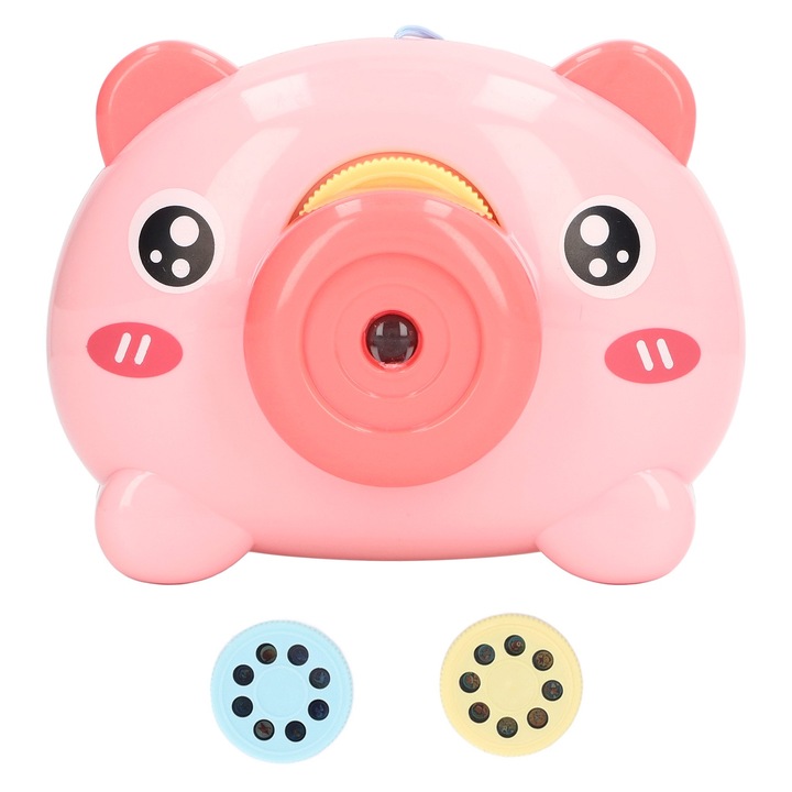 Interaktív gyerekjáték, Jormftte, szimulációs kamera vetítéssel és hanggal, 8 modell, élénk színek, hordozózsinórral