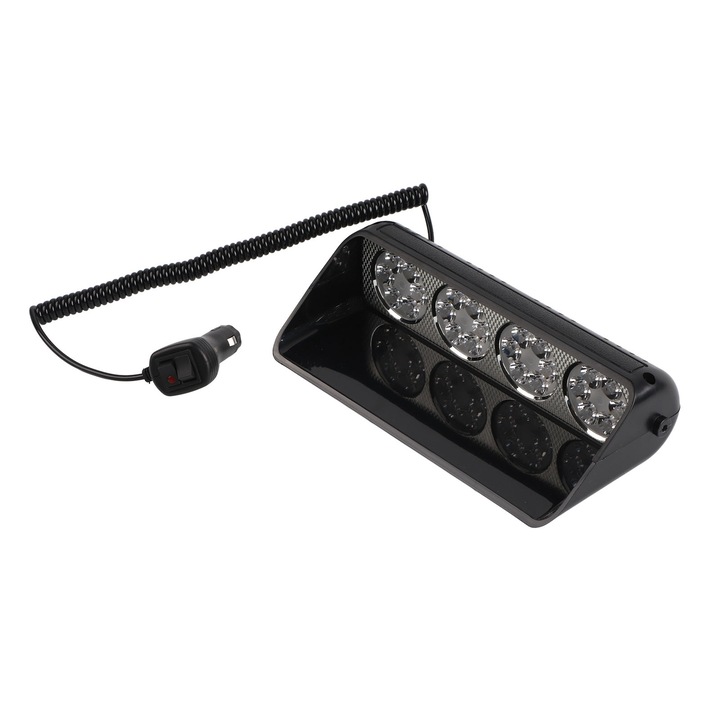 Jormftte LED stroboszkóp lámpa, 7 villogó mód, 24 LED, IP67 vízálló, 12V