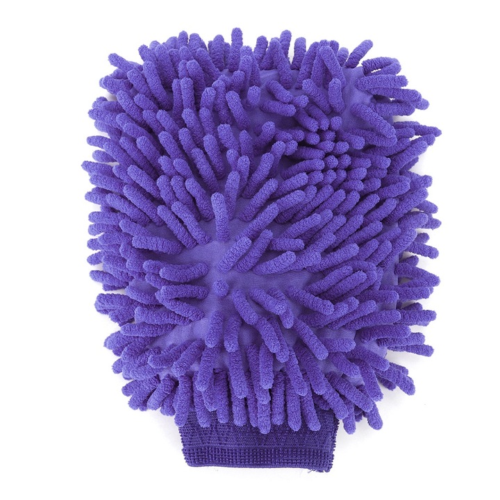 Autótisztító kesztyű, Jormftte, nagy nedvszívó képességű, lila