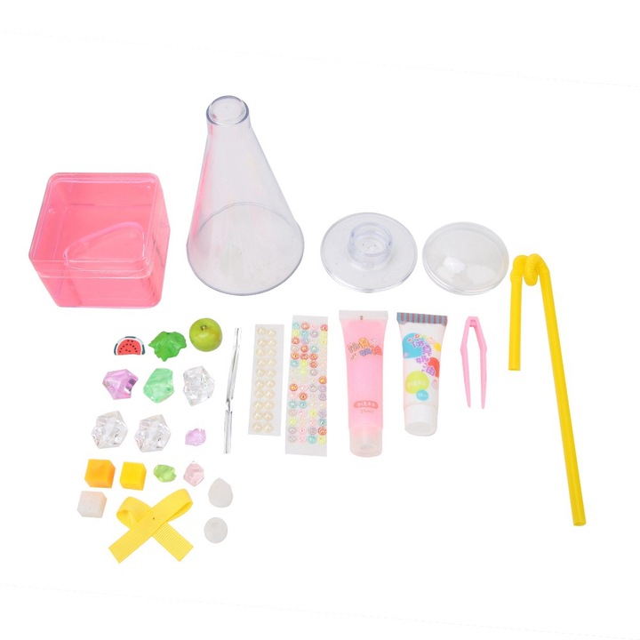 Gyermek szimulációs koktél játék, Jormftte, készlet, színes, tartós anyagokból, 30x20cm