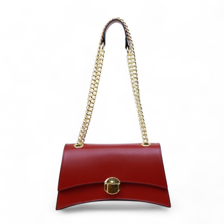 Чанта от естествена кожа Moranti 3 отделения