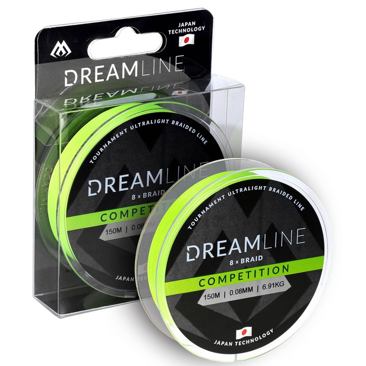 Plecionka Mikado Dreamline Competition 0.16mm/15.54kg/150m Fluo Zielona