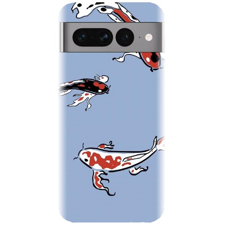 Силиконов калъф, съвместим с Google Pixel 7 Pro - модел Fish