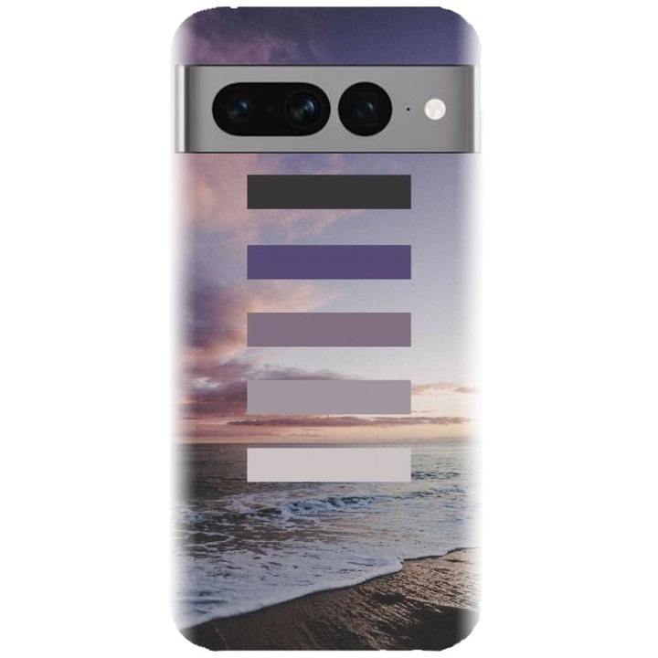 Husa din silicon compatibila cu Google Pixel 7 Pro - model Plaja Tropicala
