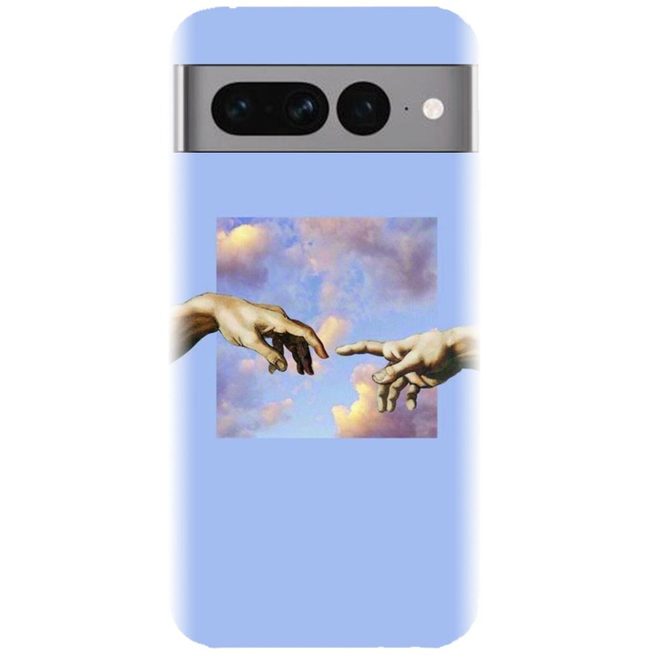 Силиконов калъф, съвместим с Google Pixel 7 Pro - модел The Touch Of God