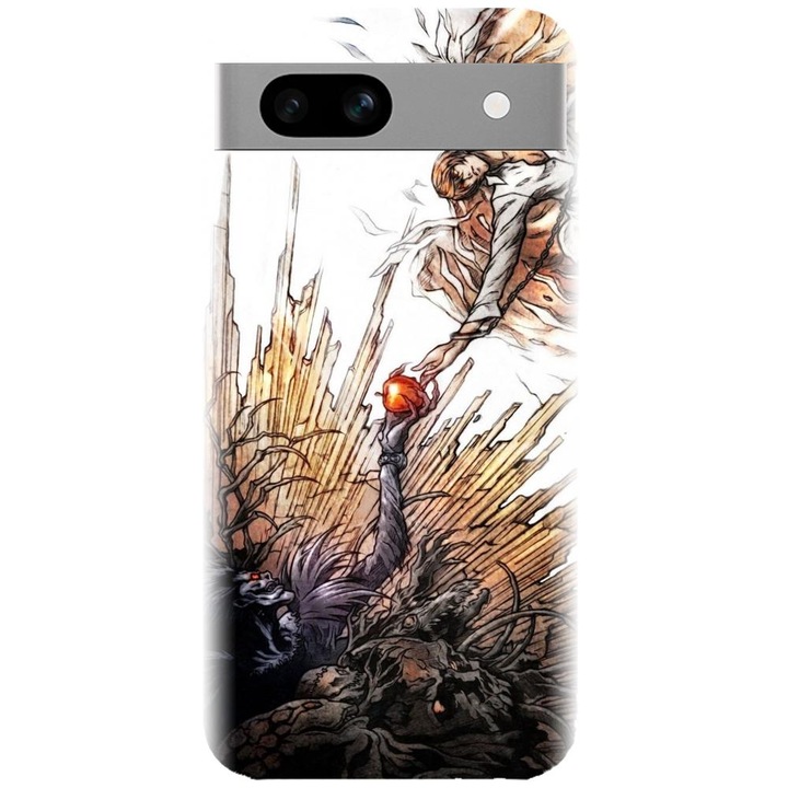 Husa din silicon compatibila cu Google Pixel 7a - model Death Note