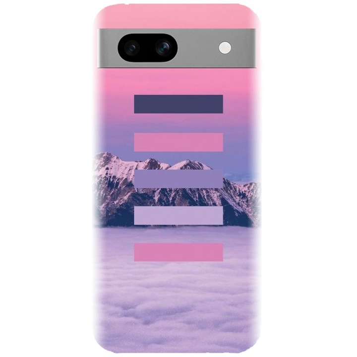 Силиконов капак, съвместим с модел Google Pixel 7a - Color Scheme Mov