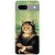 Husa din silicon compatibila cu Google Pixel 7a - model Meowna Lisa