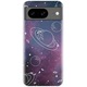 Husa din silicon compatibila cu Google Pixel 8 - model Cosmic Drawn Map