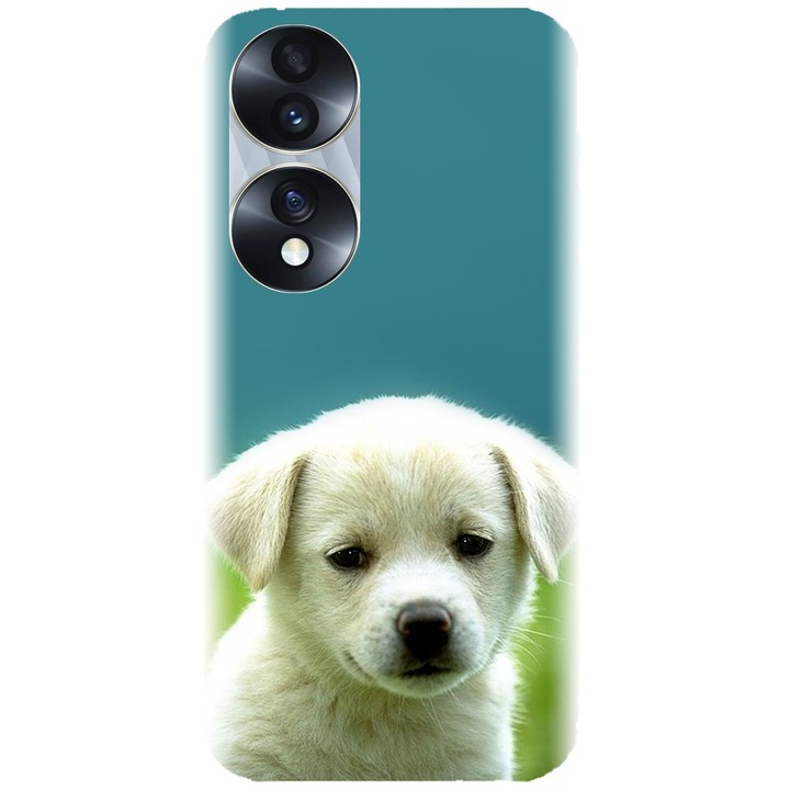 Husa din silicon compatibila cu Honor 70 Pro - model Puppy Style