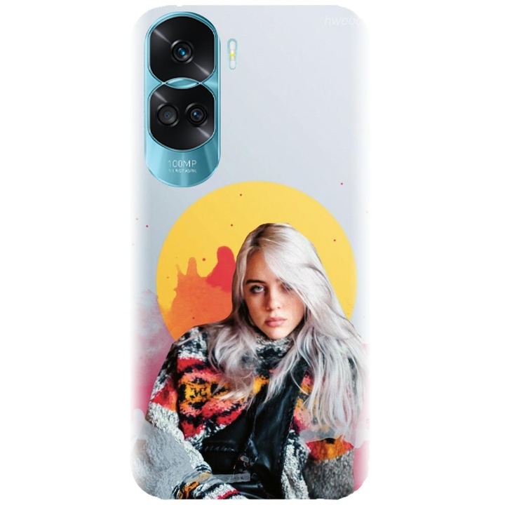 Силиконов кейс съвместим с Honor 90 Lite 4g / 5g / x50i - модел Billie Eilish