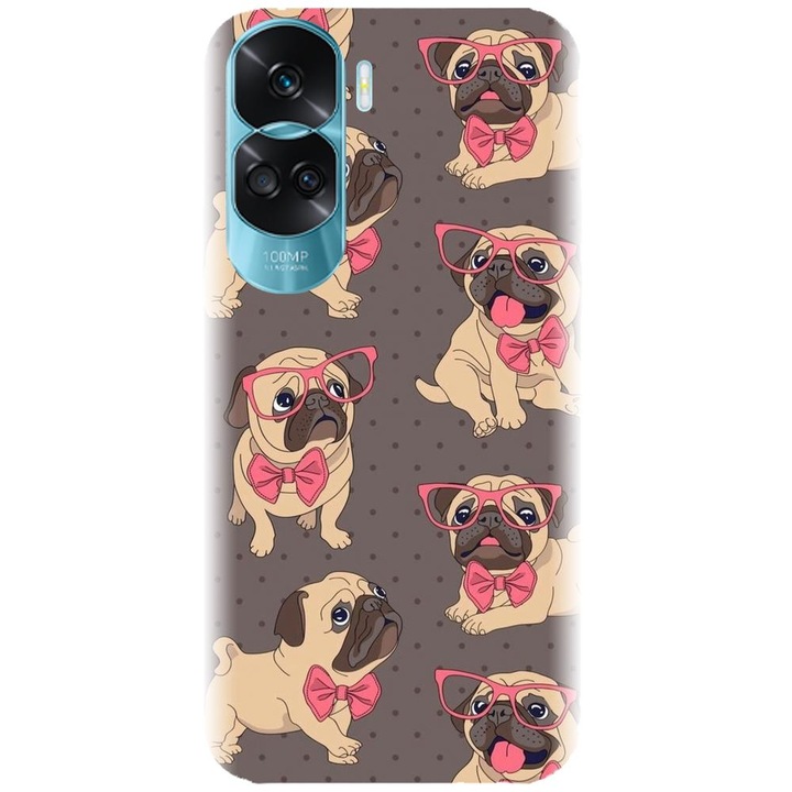 Силиконов кейс съвместим с Honor 90 Lite 4g / 5g / x50i - модел Puppy