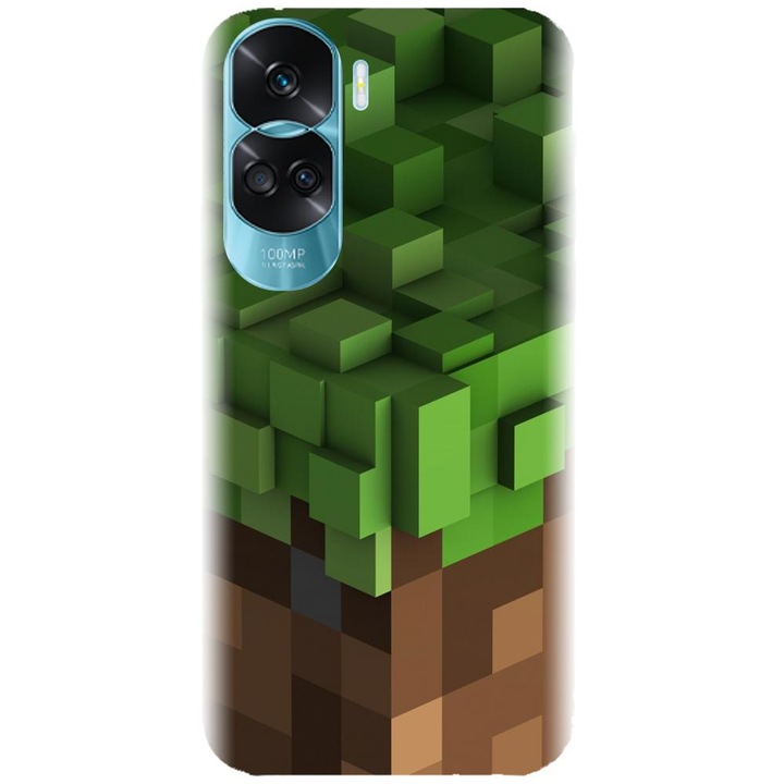 Силиконов кейс съвместим с Honor 90 Lite 4g / 5g / x50i - модел Minecraft