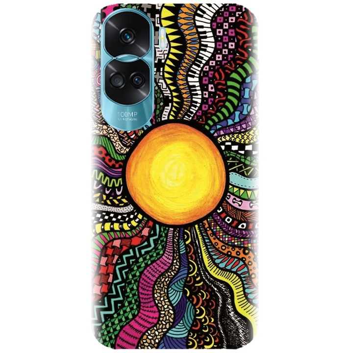 Силиконов кейс съвместим с Honor 90 Lite 4g / 5g / x50i - модел Sun