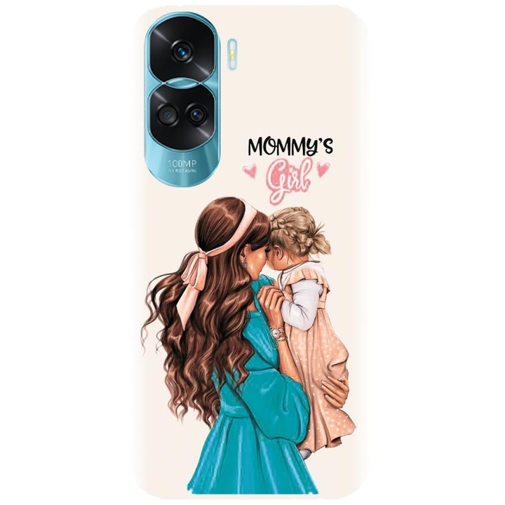 Силиконов кейс съвместим с Honor 90 Lite 4g / 5g / x50i - Супер модел майка и дъщеря