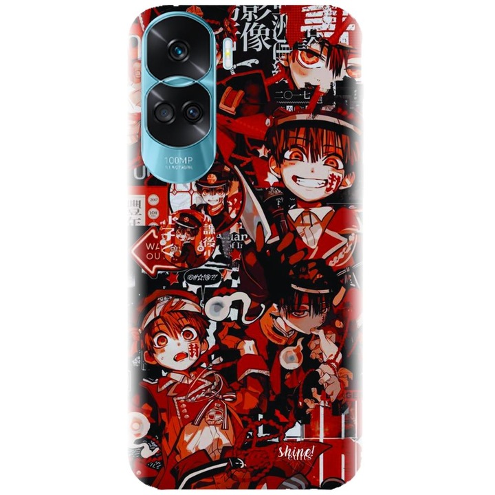 Силиконов кейс съвместим с Honor 90 Lite 4g / 5g / x50i - модел Anime Red