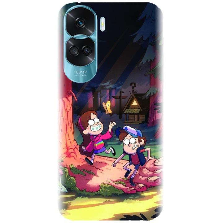 Силиконов кейс съвместим с Honor 90 Lite 4g / 5g / x50i - модел Gravity Falls